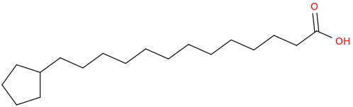 Cyclopentanetridecanoic acid